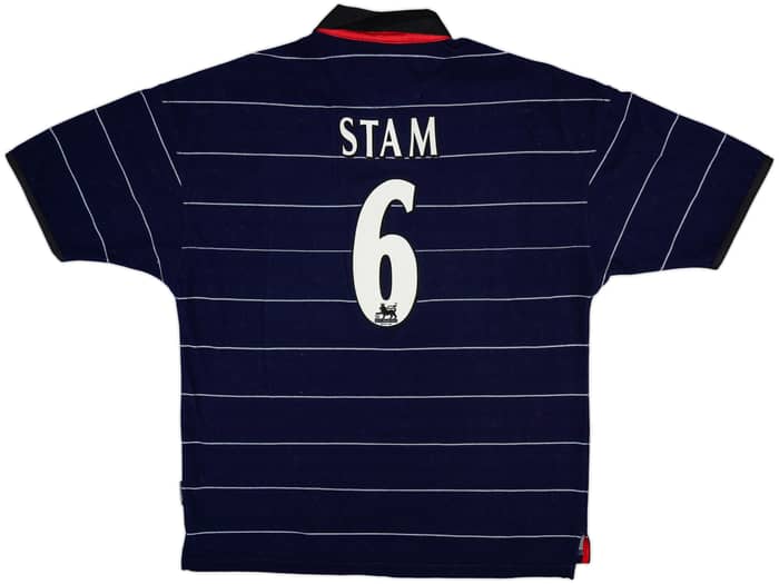 1999-00 Manchester United Away Shirt Stam #6 - 8/10 - (XL)