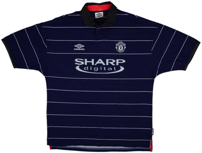 1999-00 Manchester United Away Shirt Stam #6 - 8/10 - (XL)