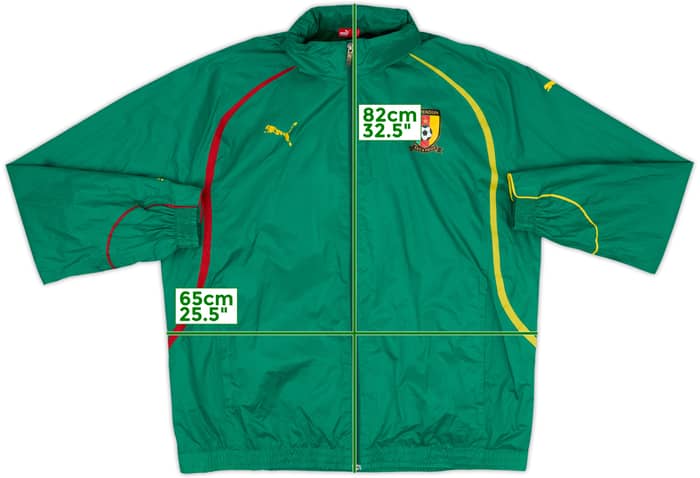 2008-10 Cameroon Puma Hooded Rain Coat - 5/10 - (XL)