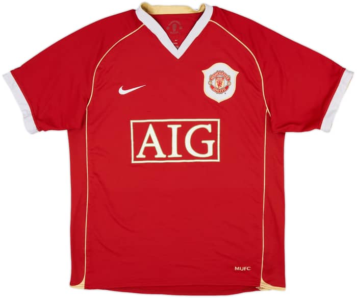 2006-07 Manchester United Home Shirt Rooney #8 - 7/10 - (M)