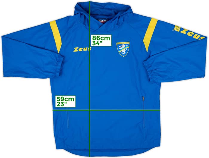 2018-19 Frosinone Zeus Hooded Windbreaker - 10/10 - (L)