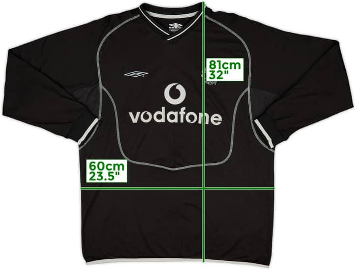 2000-02 Manchester United GK Shirt Barthez #1 - 6/10 - (L)