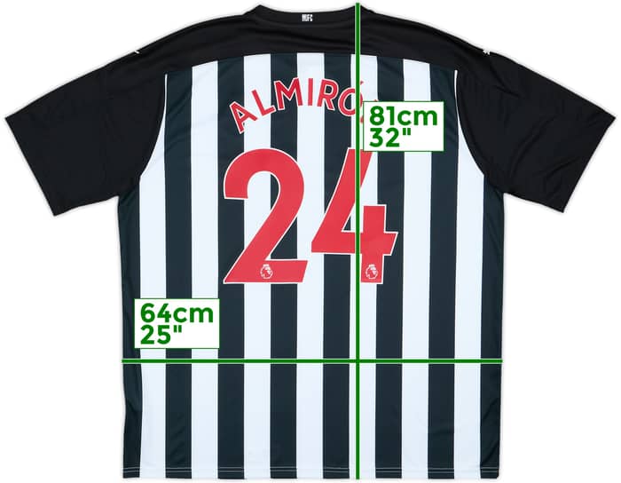 2020-21 Newcastle Home Shirt Almiron #24 (3XL)