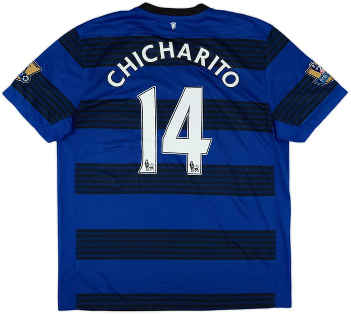 2011-13 Manchester United Away Shirt Chicharito #14 - 6/10 - (XL)