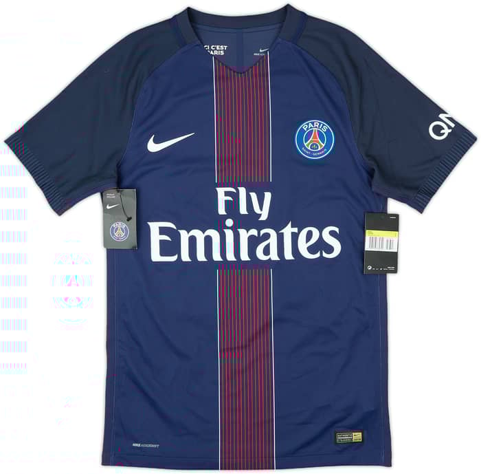 2016-17 Paris Saint-Germain Authentic Home Shirt Cavani #9 (S)