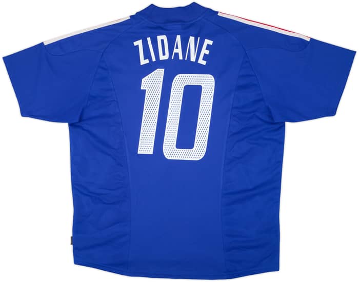 2002-04 France Home Shirt Zidane #10 - 8/10 - (XL)
