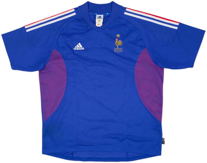2002-04 France Home Shirt Zidane #10 - 8/10 - (XL)