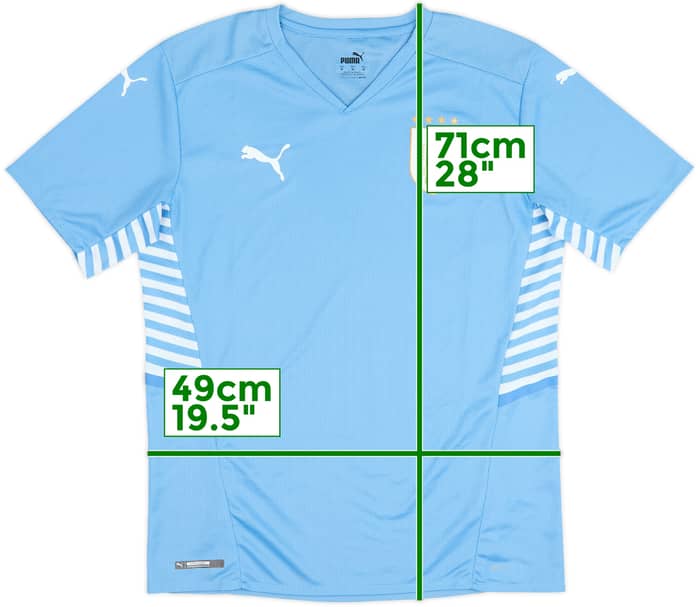 2021-22 Uruguay Home Shirt - 8/10 - (M)