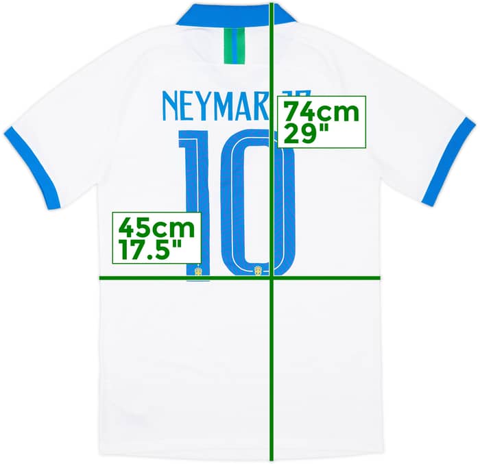 2019-20 Brazil Authentic Away Shirt Neymar Jr #10 - 10/10 - (S)