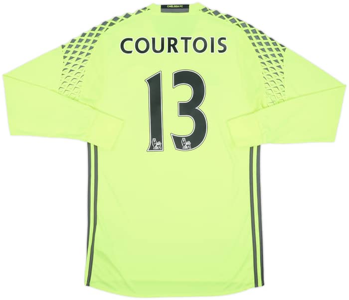 2016-17 Chelsea GK Shirt Courtois #13 - 6/10 - (M)