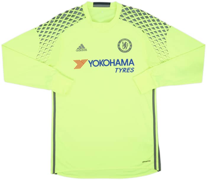 2016-17 Chelsea GK Shirt Courtois #13 - 6/10 - (M)