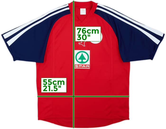 2003-04 adidas Template Training Shirt (Norway) - 8/10 - (M/L)