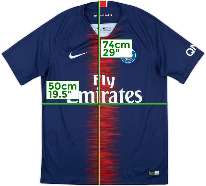 2018-19 Paris Saint-Germain Home Shirt Mbappe #7 - 10/10 - (M)