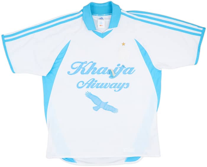 2001-02 Olympique Marseille Home Shirt - 4/10 - (L)