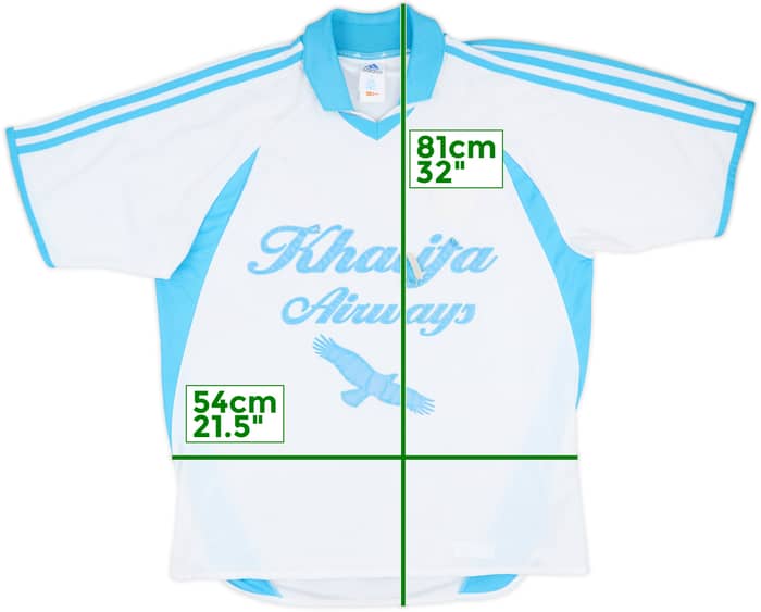 2001-02 Olympique Marseille Home Shirt - 4/10 - (L)