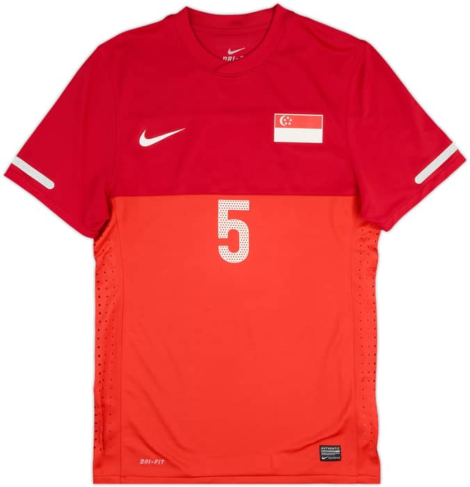 2010-11 Singapore Player Issue Home Shirt Baihakki #5 - 8/10 - (XL)