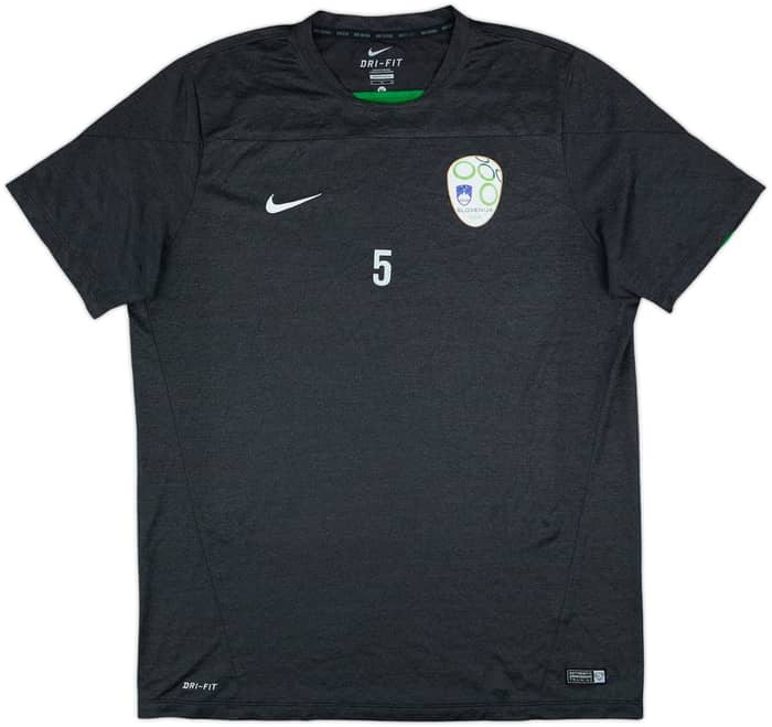 2014-15 Slovenia Player Issue Nike Training Shirt #5 - 8/10 - (XL)