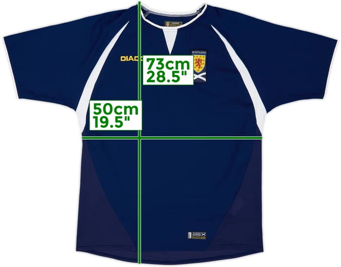 2003-05 Scotland Home Shirt - 9/10 - (XL.Boys)