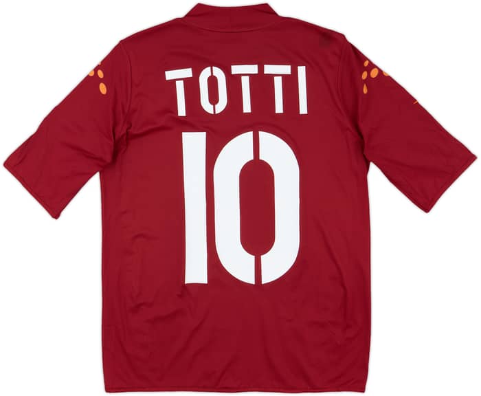 2003-04 Roma Home Shirt Totti #10 - 7/10 - (S)