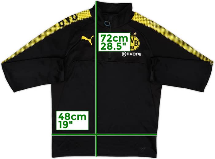 2017-18 Borussia Dortmund Puma 1/4 Zip Drill Top - 5/10 - (S)
