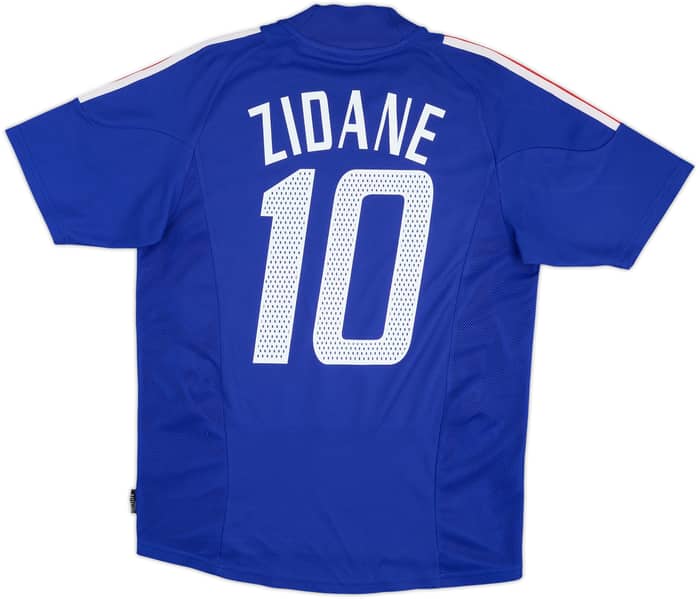 2002-04 France Home Shirt Zidane #10 - 6/10 - (S)