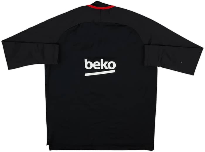 2017-18 Barcelona Nike 1/4 Zip Drill Top - 8/10 - (L)