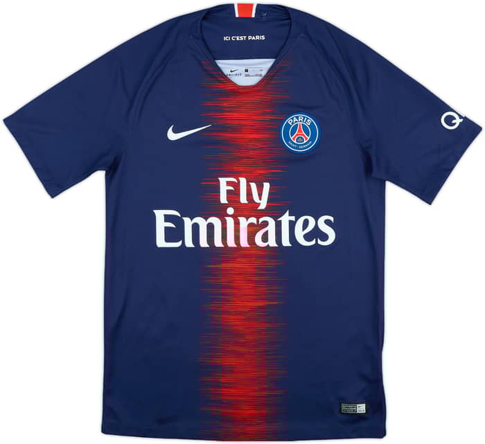 2018-19 Paris Saint-Germain Home Shirt Mbappe #7 - 6/10 - (S)