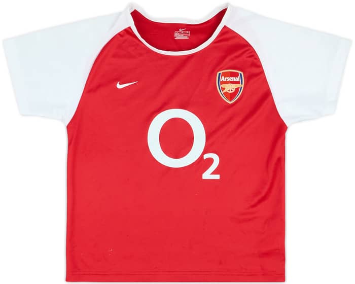 2002-04 Arsenal Home Shirt and Shorts - 5/10 - (S.Boys)