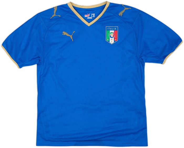 2007-08 Italy Home Shirt Gattuso #8 - 4/10 - (XL.Boys)