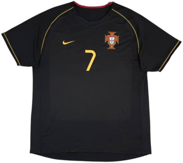 2006-07 Portugal Away Shirt Figo #7 - 6/10 - (L)
