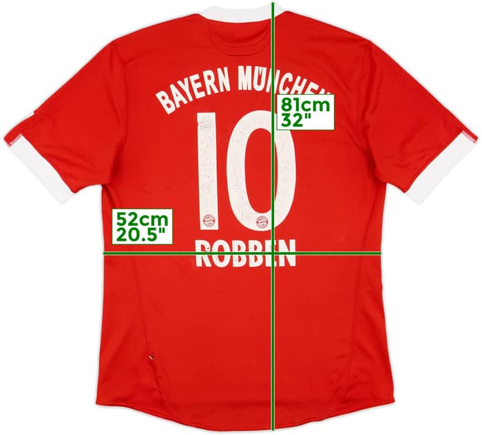 2009-10 Bayern Munich Home Shirt Robben #10 - 5/10 - (L)