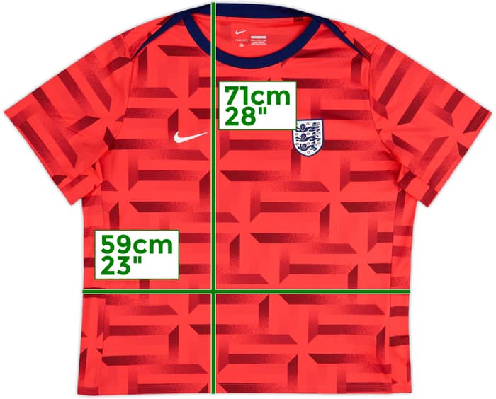 2024-25 England Nike Training Shirt - 10/10 - (XXL)