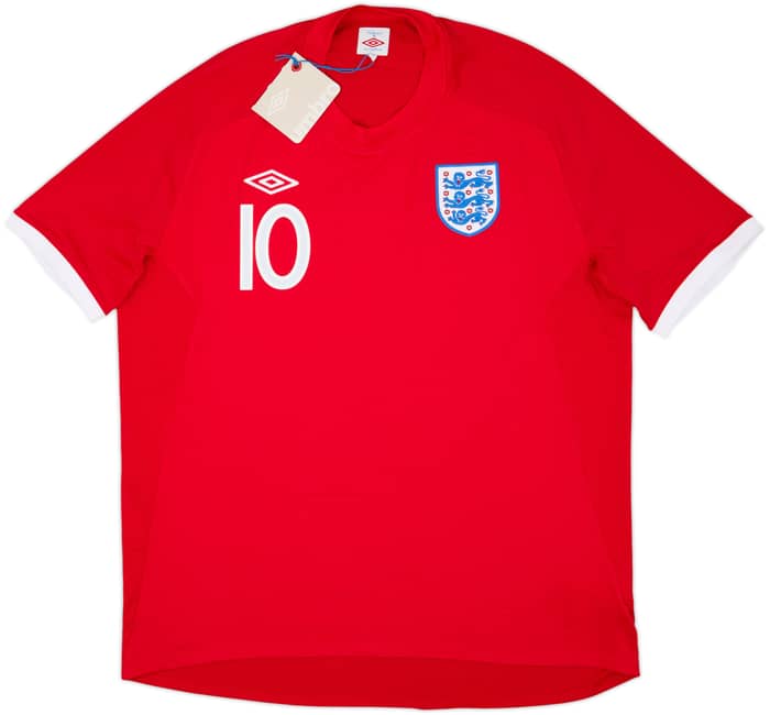 2010-11 England Away Shirt Rooney #10 (XXL)