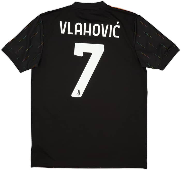 2021-22 Juventus Away Shirt Vlahovic #7 - 10/10 - (L)