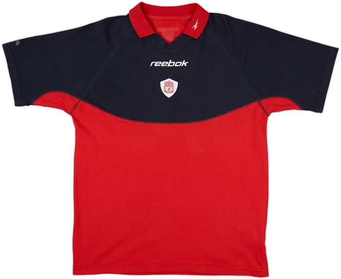 2002-03 Liverpool Reebok Polo Shirt - 7/10 - (L)