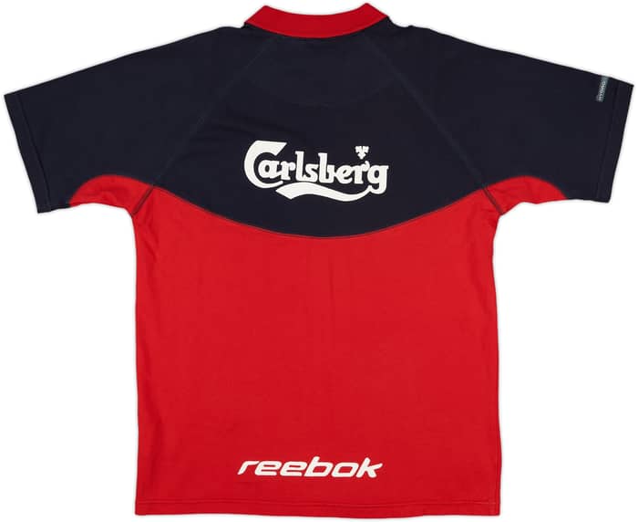 2002-03 Liverpool Reebok Polo Shirt - 7/10 - (L)