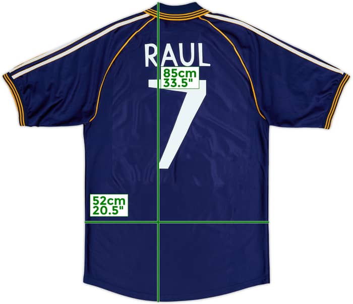 1998-99 Real Madrid Third Shirt Raul #7 - 8/10 - (L)