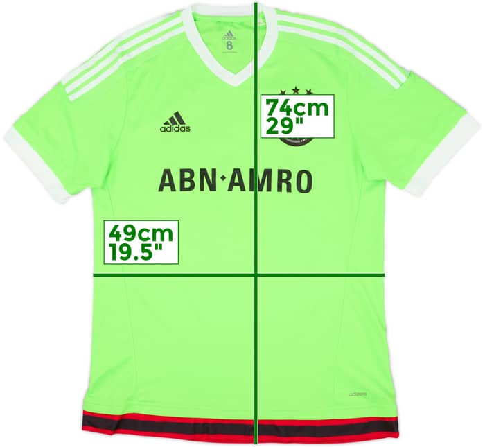 2015-16 Ajax Reserve Match Issue Away Shirt #7