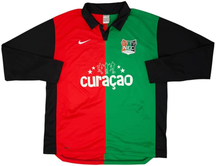 2008-10 NEC Nijmegen Home L/S Shirt #19 - 8/10 - (XXL)