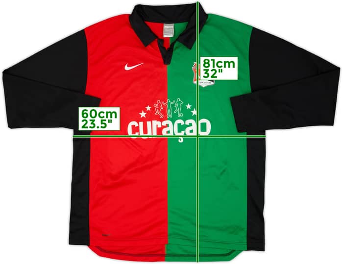2008-10 NEC Nijmegen Home L/S Shirt #19 - 8/10 - (XXL)