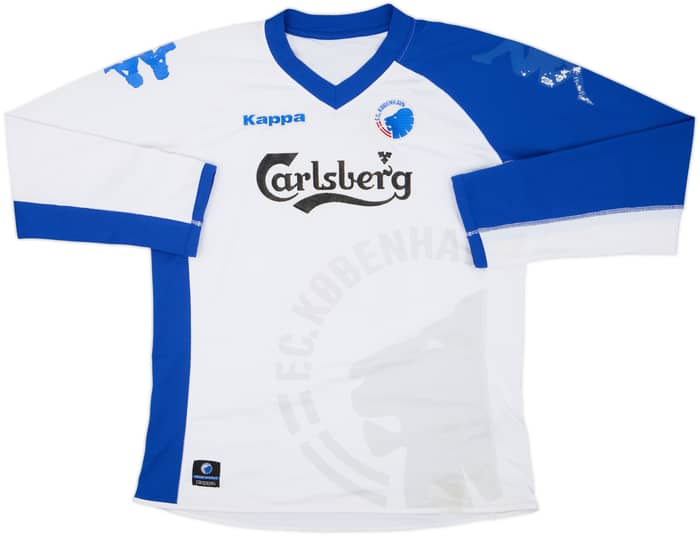 2010-11 FC Copenhagen European Home L/S Shirt N'Doye #14 - 5/10 - (L)