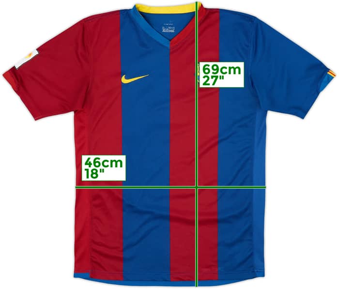 2006-07 Barcelona Home Shirt Motta #3 - 5/10 - (XL.Boys)