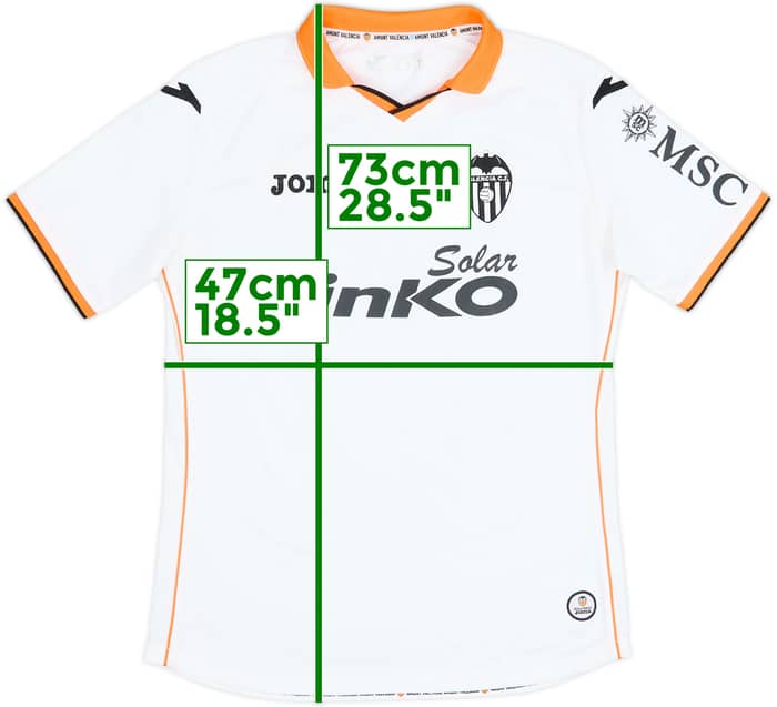 2013-14 Valencia Home Shirt #23 - 7/10 - (S)