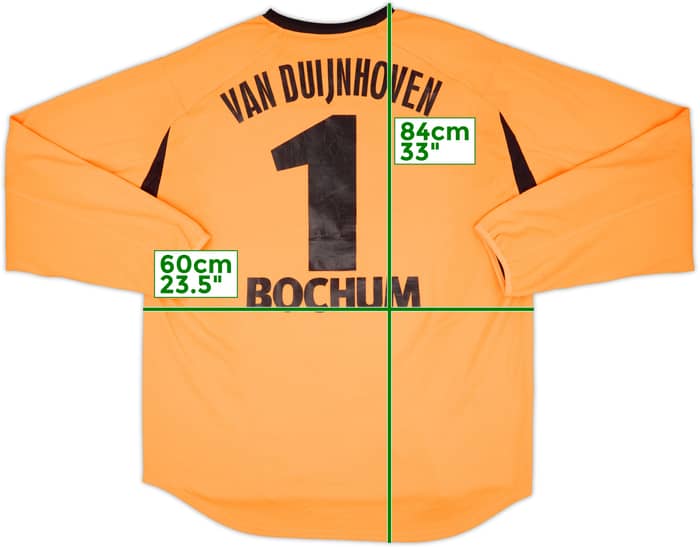 2003-04 VfL Bochum GK Shirt van Duijnhoven #1 - 8/10 - (XL)