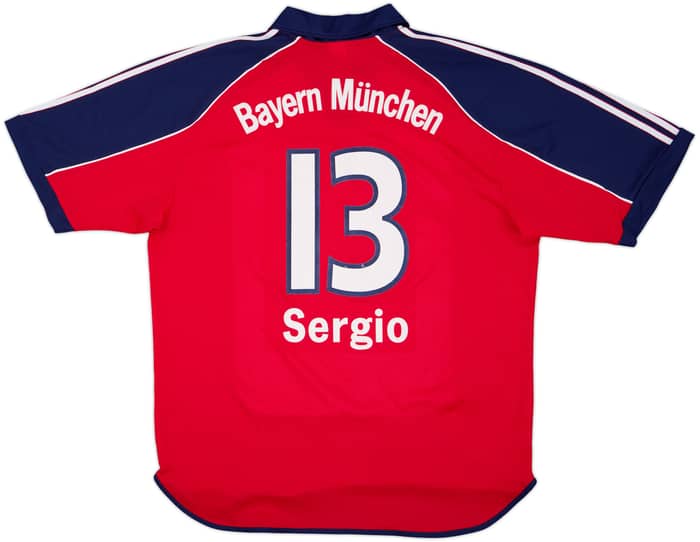 1999-01 Bayern Munich Home Shirt Sergio #13 - 8/10 - (XL)