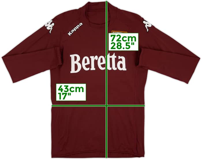 2008-09 Torino Home L/S Shirt #8 - 7/10 - (M)