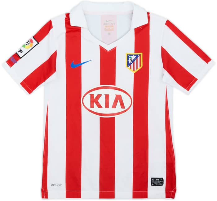 2010-11 Atletico Madrid Home Shirt Diego Costa #19 - 4/10 - (M.Boys)