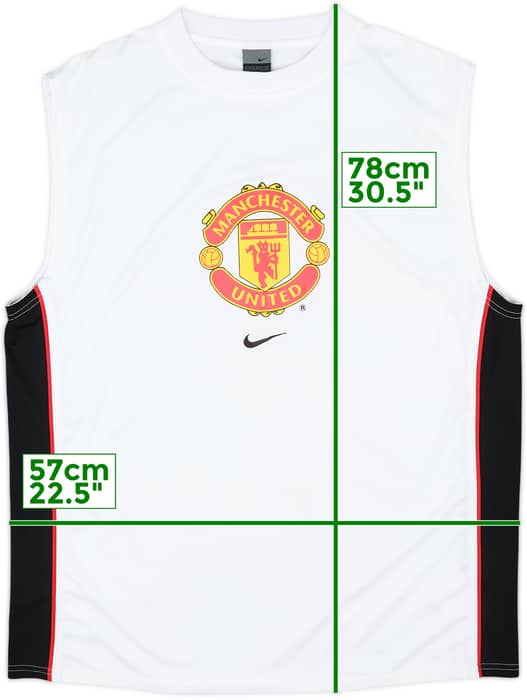 2004-05 Manchester United Nike Training Vest - 7/10 - (XL)
