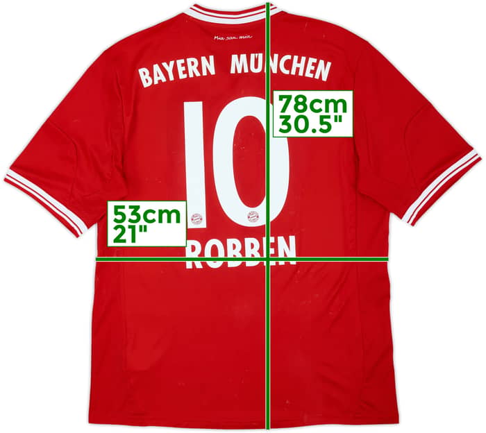 Camiseta de local del Bayern Munich 2013-14 Robben #10 - 4/10 - (L)
