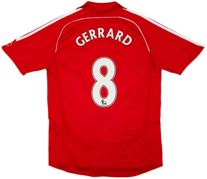 2006-08 Liverpool Local Camiseta Gerrard #8 - 4/10 - (M)